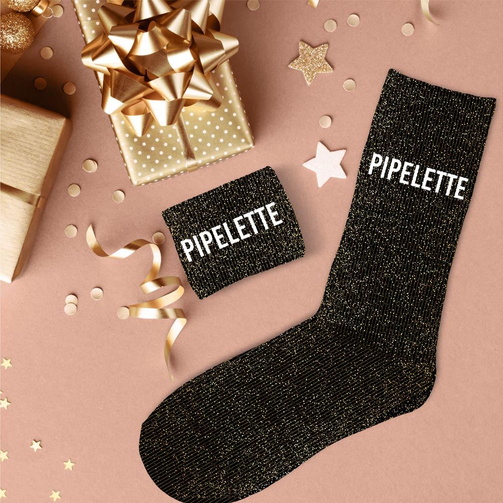 Chaussettes paillettes Pipelette